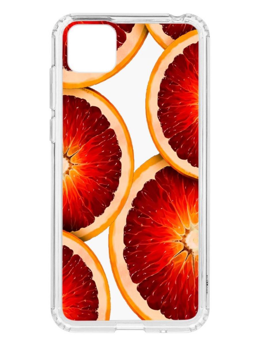 

Чехол на Huawei Honor 9S Kruche Print Orange