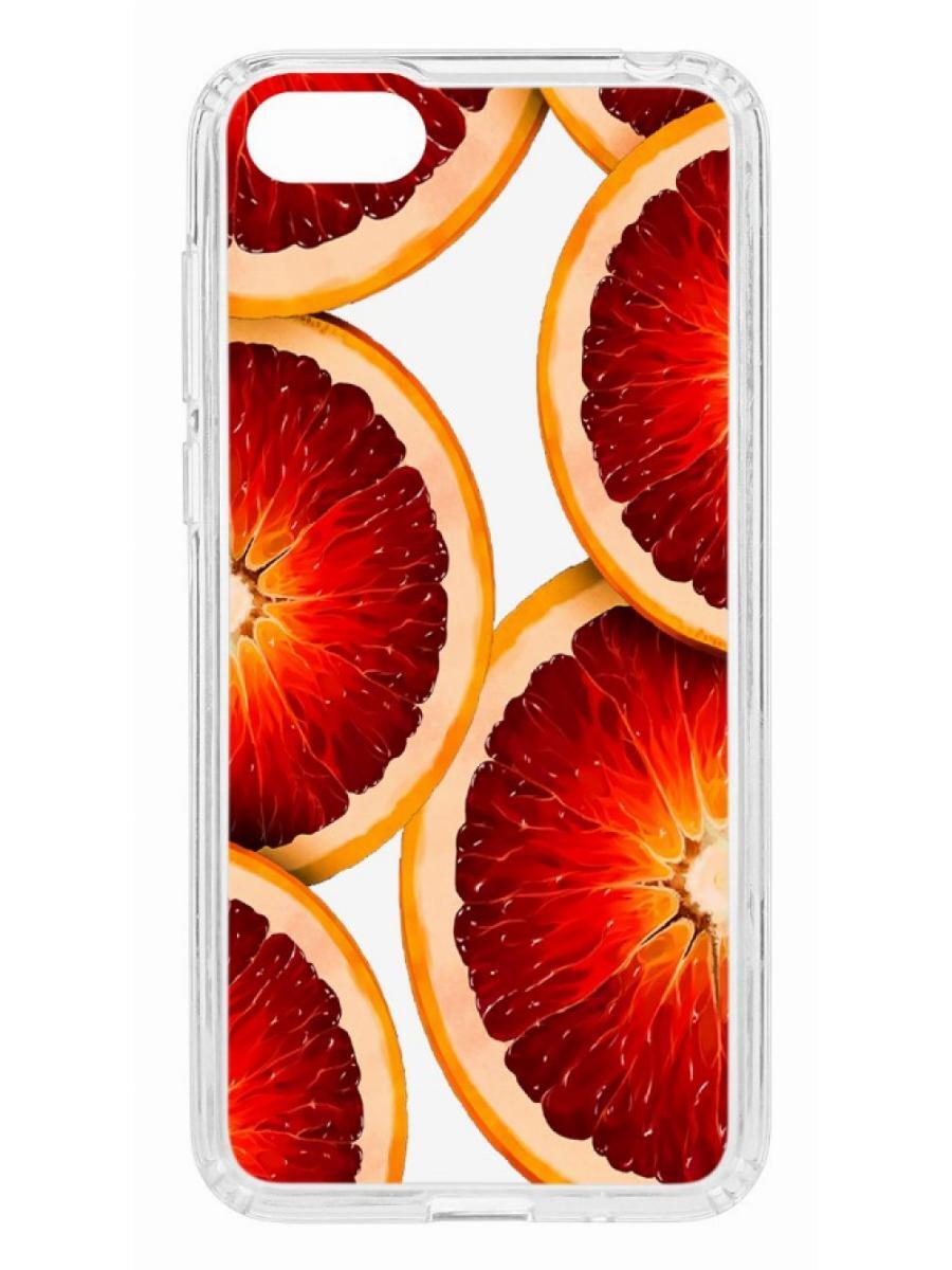 

Чехол на Huawei Honor 7A Kruche Print Orange