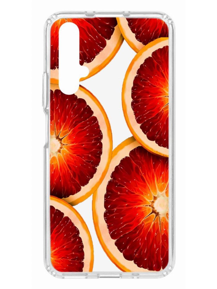 

Чехол на Huawei Honor 20 Kruche Print Orange