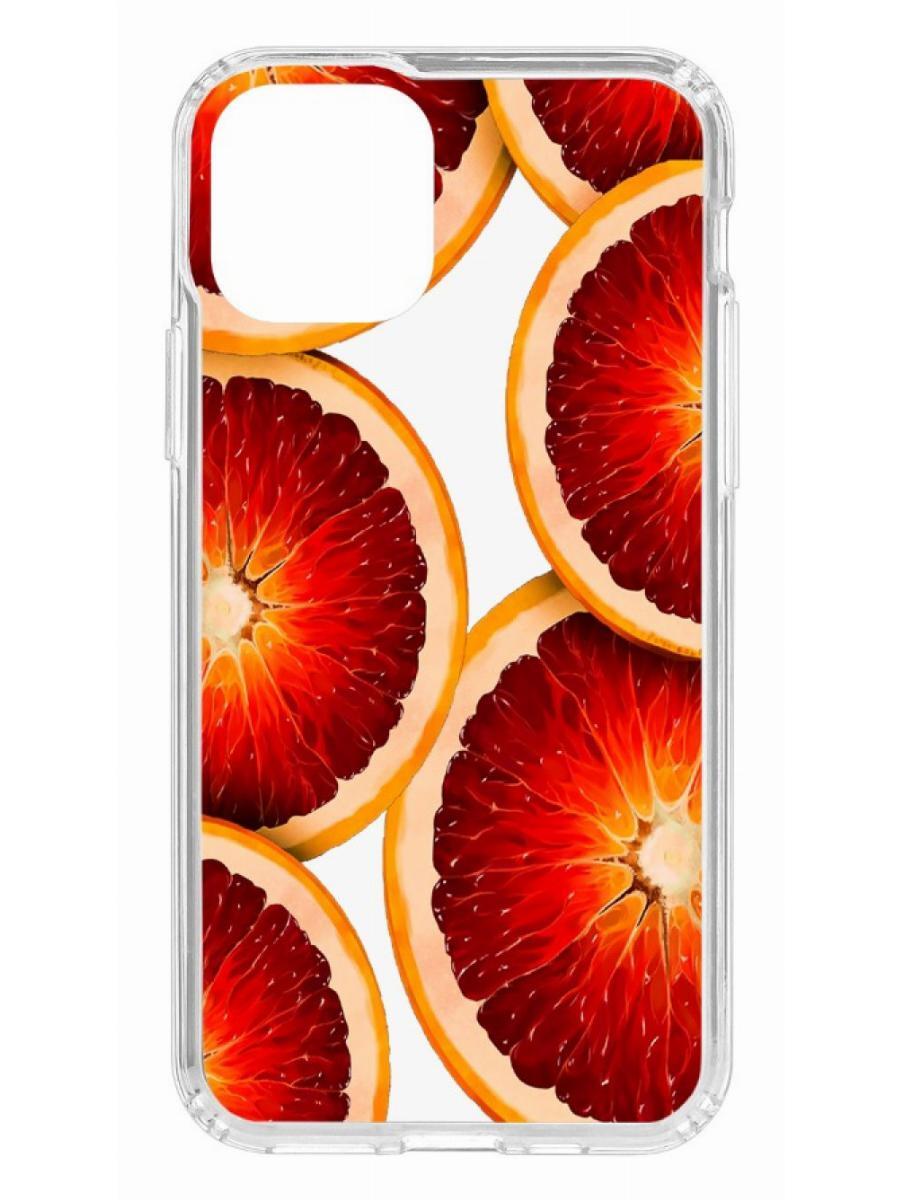 фото Чехол на apple iphone 11 pro kruche print orange кruче