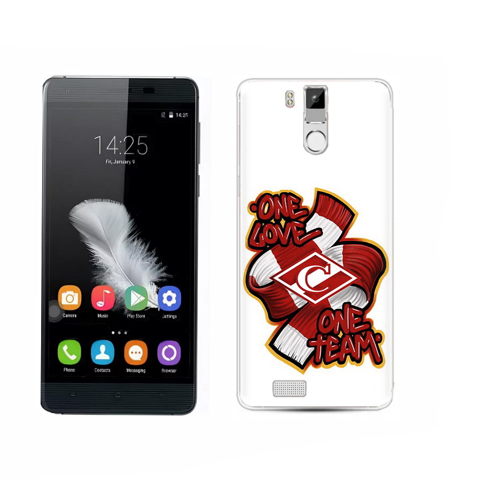 

Чехол MyPads Tocco для Oukitel K6000 Pro Одна любовь-Спартак, Прозрачный, Tocco