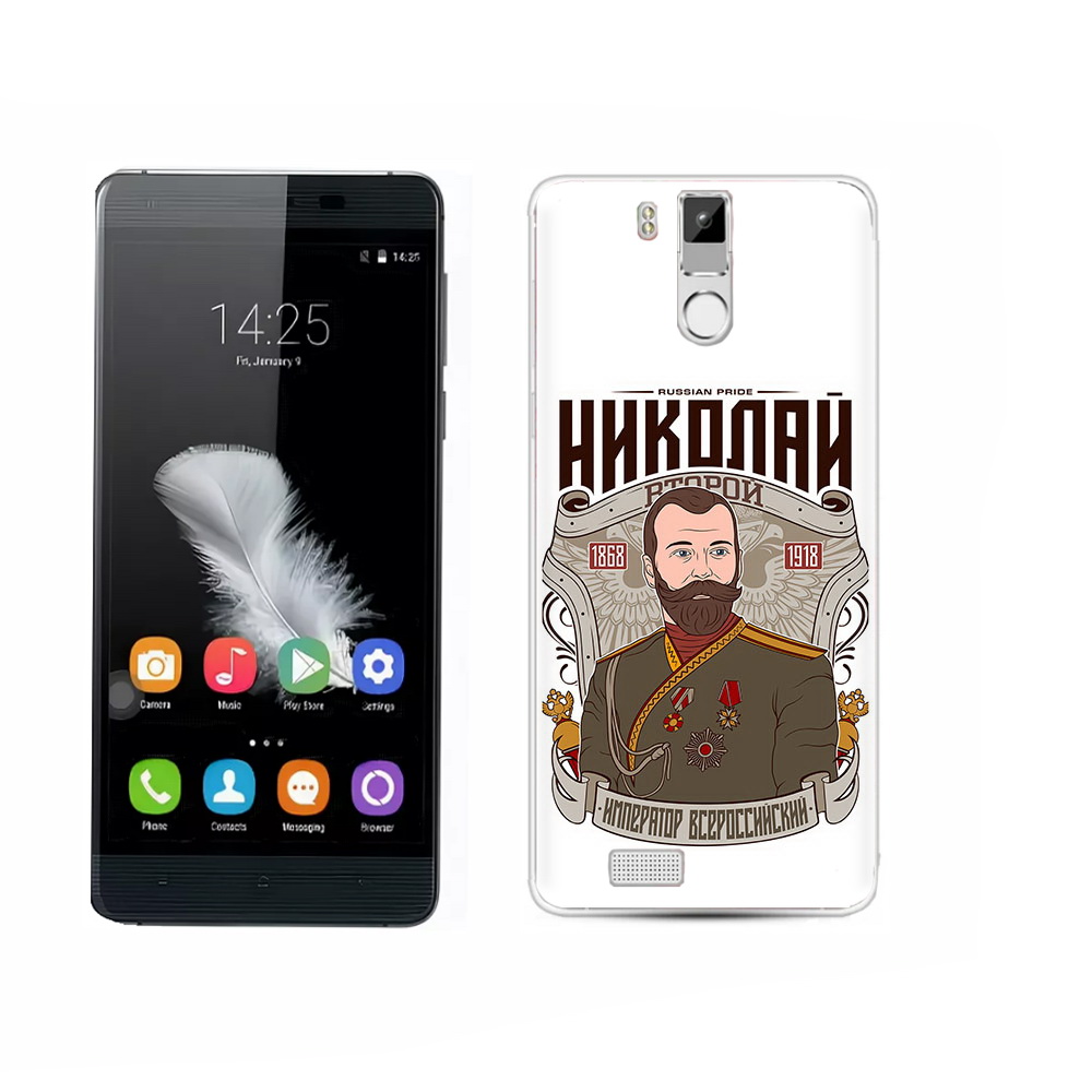 

Чехол MyPads Tocco для Oukitel K6000 Pro Николай второй, Прозрачный, Tocco