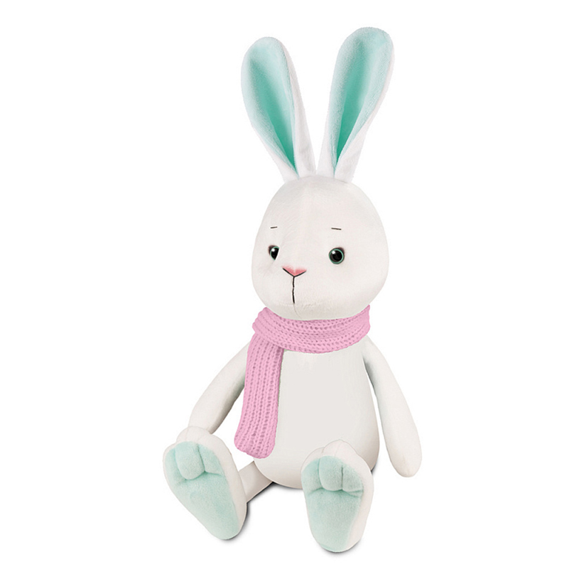 фото Мягкая игрушка кролик тони в шарфе maxitoys luxury 30 см