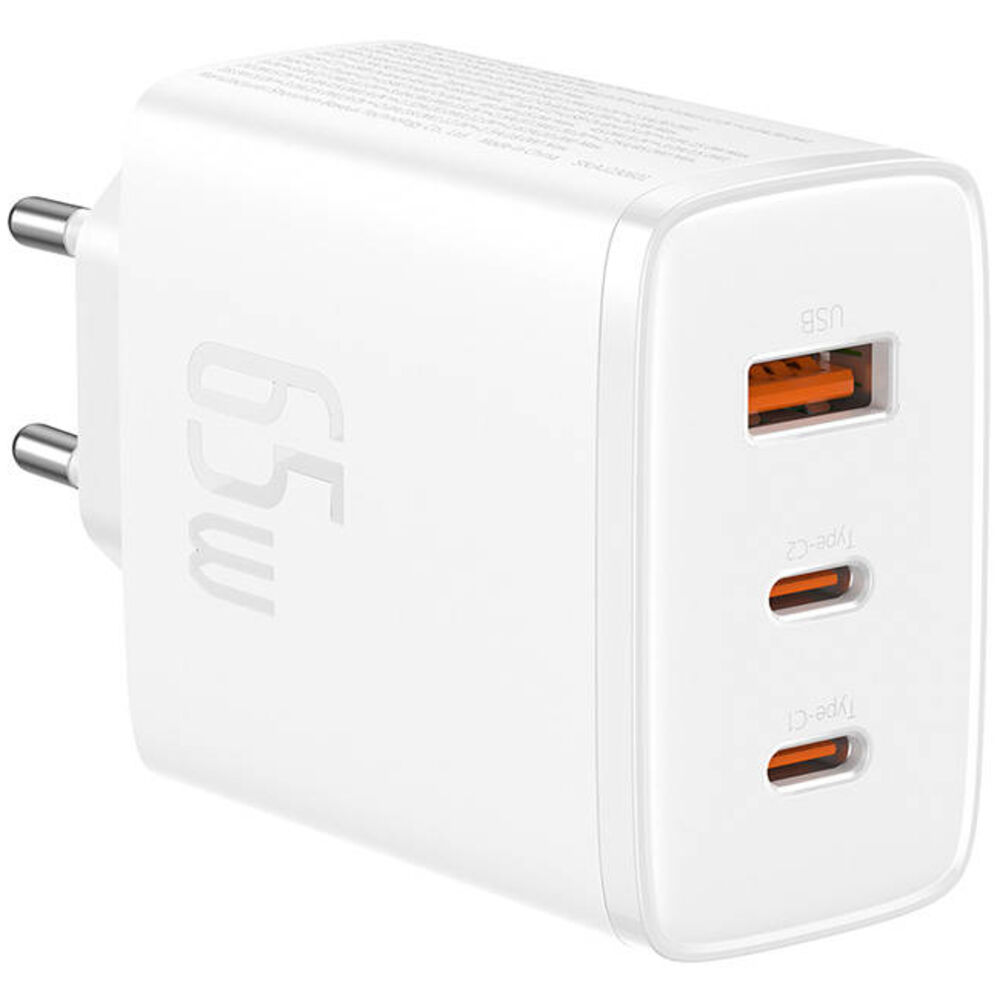 

Сетевое зарядное устройство Baseus 1xUSB Type-C 3.25 А белый