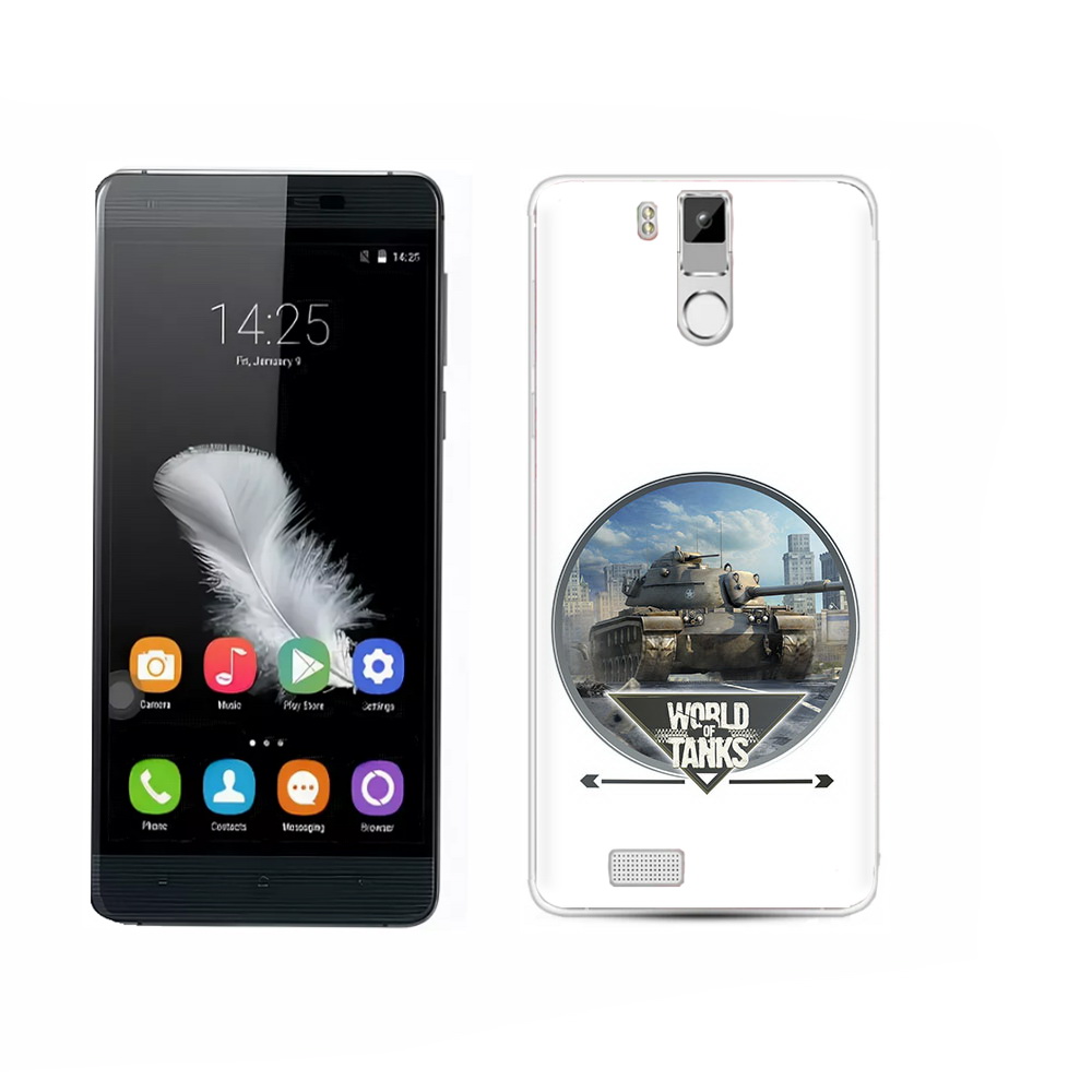 

Чехол MyPads Tocco для Oukitel K6000 Pro Мир танков, Прозрачный, Tocco