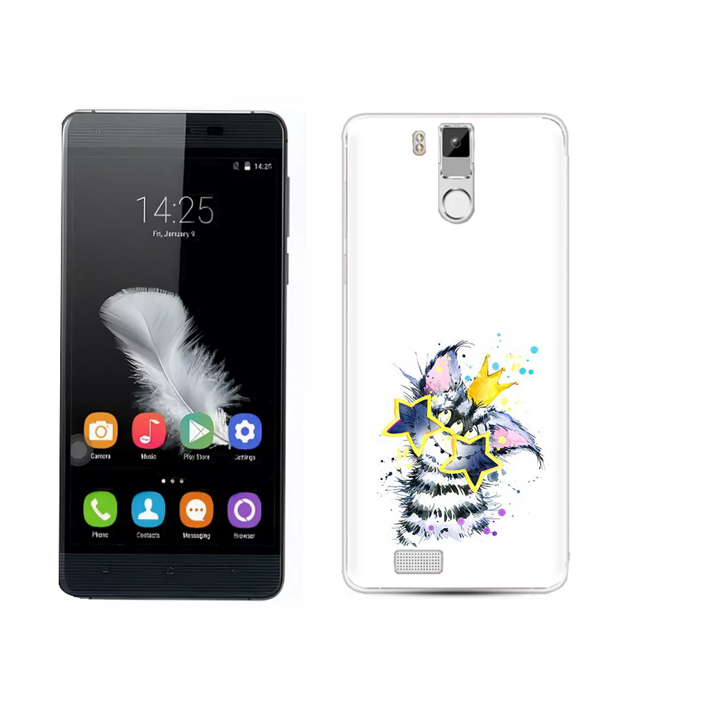 

Чехол MyPads Tocco для Oukitel K6000 Pro Мартовский Нуся, Прозрачный, Tocco