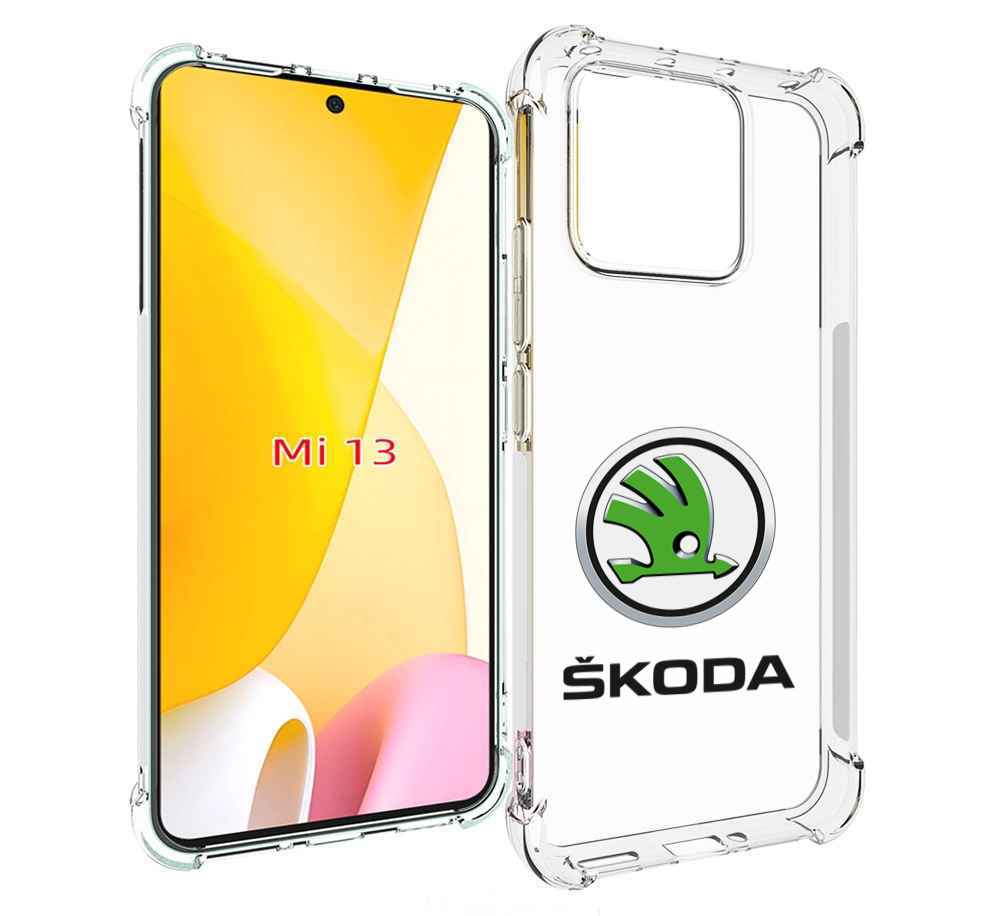 

Чехол MyPads шкода-4 мужской для Xiaomi 13, Прозрачный, Tocco
