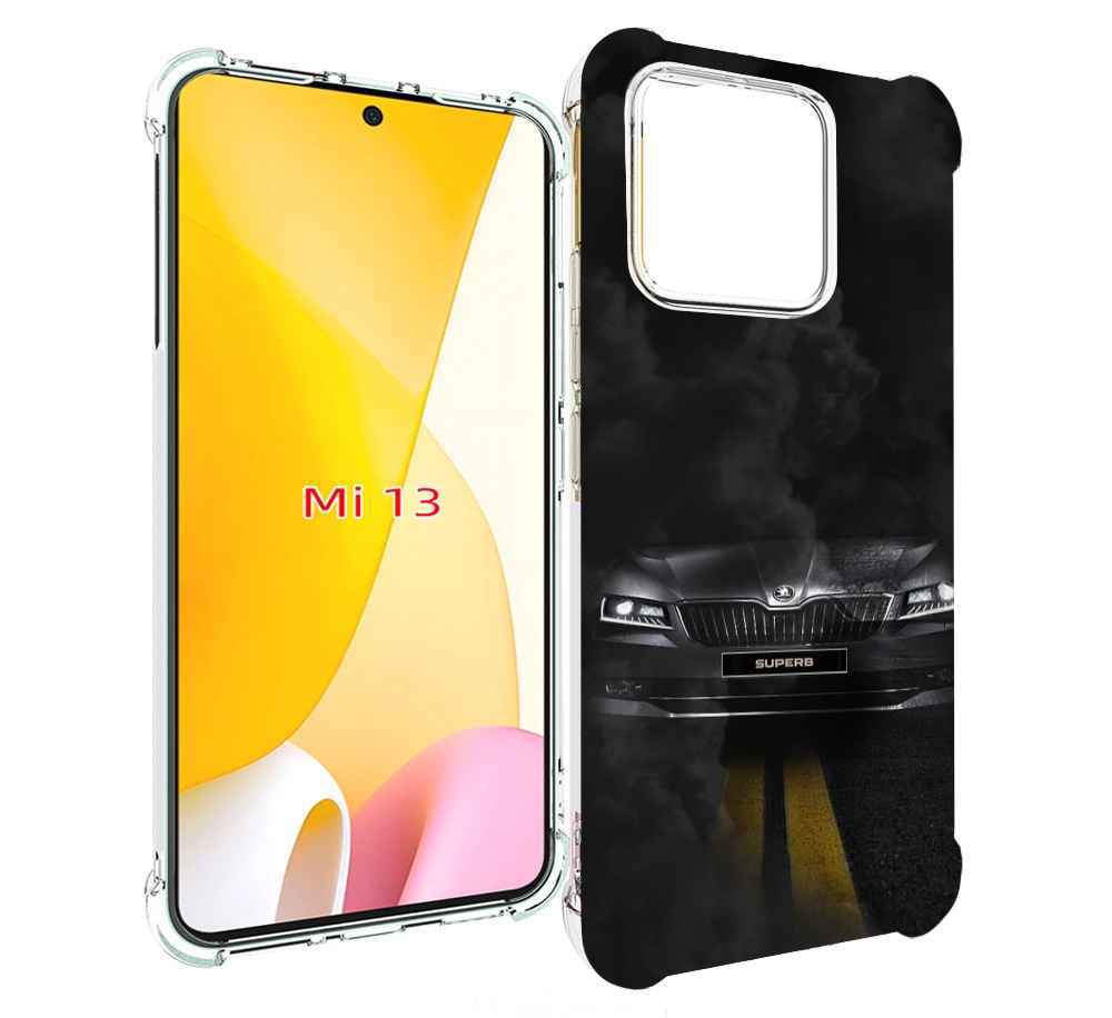 

Чехол MyPads шкода 1 для Xiaomi 13, Прозрачный, Tocco