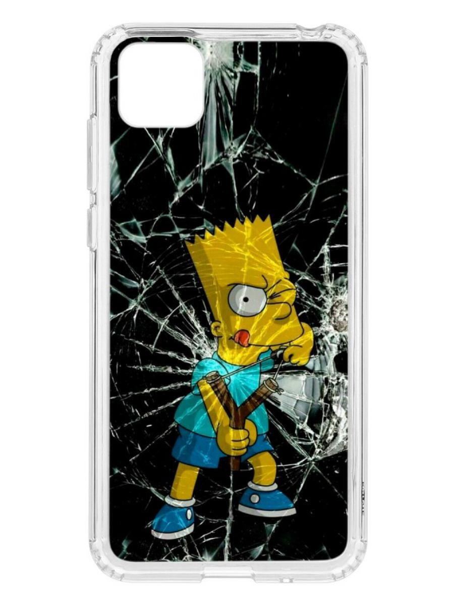 

Чехол на Huawei Honor 9S Kruche Print Барт Симпсон