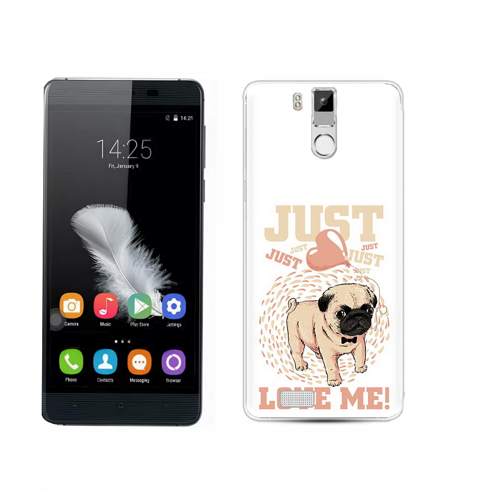 

Чехол MyPads Tocco для Oukitel K6000 Pro Люби меня, Прозрачный, Tocco