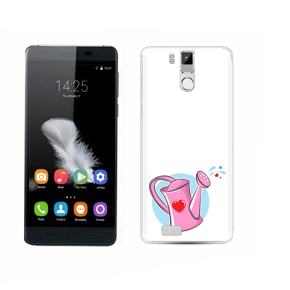 

Чехол MyPads Tocco для Oukitel K6000 Pro Лейка любви 14 февраля, Прозрачный, Tocco