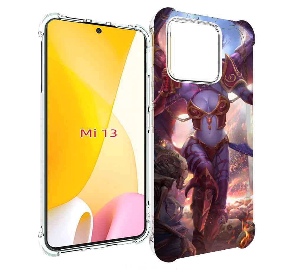 

Чехол MyPads queen of pain dota 2 для Xiaomi 13, Прозрачный, Tocco