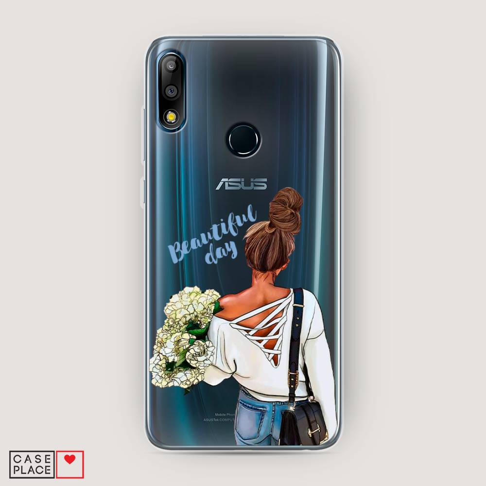 фото Чехол awog "beautiful day vector" для asus zenfone max pro (m2) zb631kl