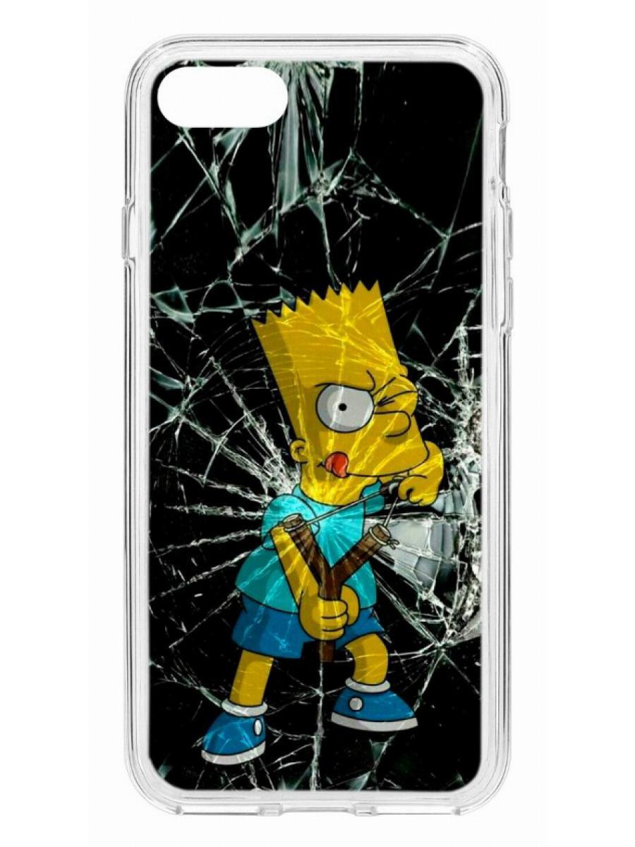 Чехол на iPhone 7 Kruche Print Барт Симпсон