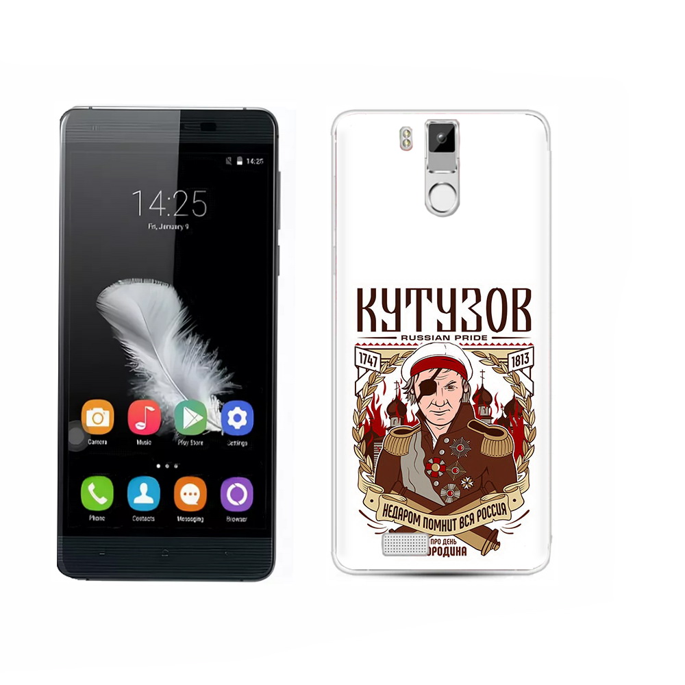 

Чехол MyPads Tocco для Oukitel K6000 Pro Кутузов, Прозрачный, Tocco