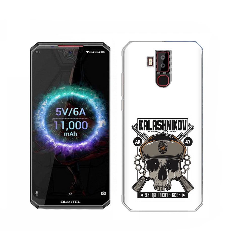 

Чехол MyPads Tocco для Oukitel K13 Pro Калашников, Прозрачный, Tocco