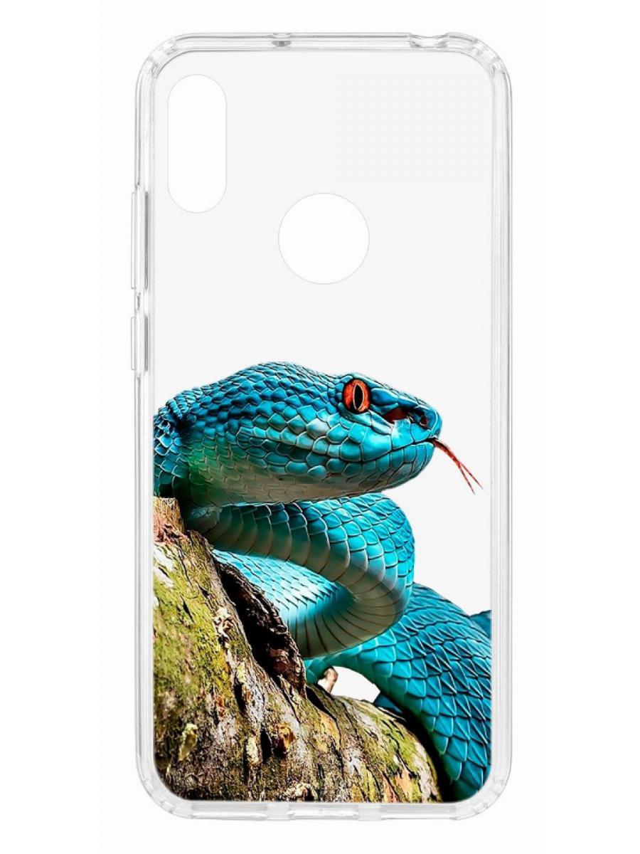 

Чехол на Huawei Y6 2019 Kruche Print Змея