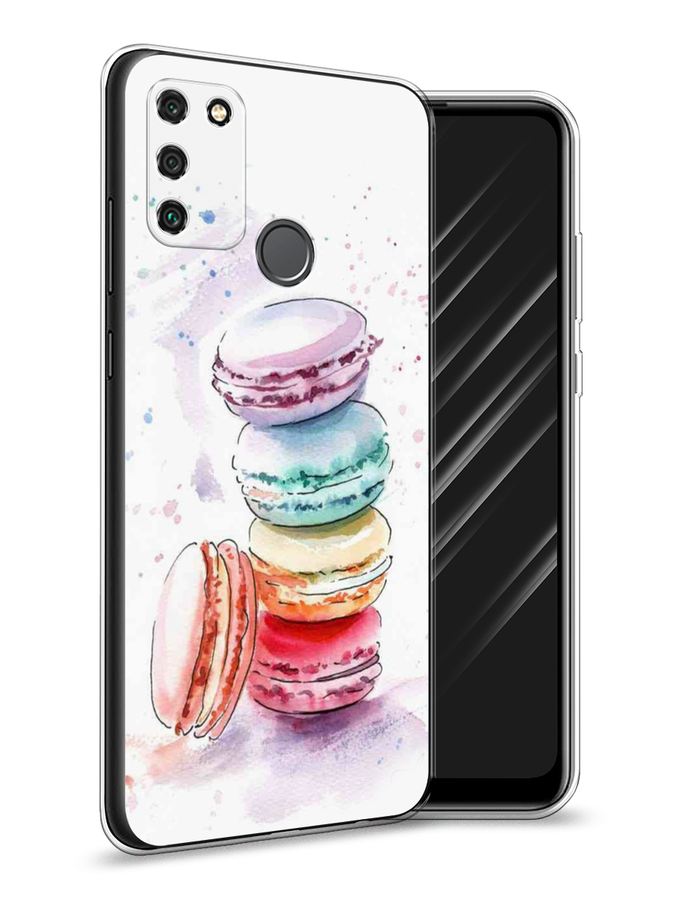 

Чехол Awog на Honor 9A "Пирамидка макарони 2", Желтый, 612350-10