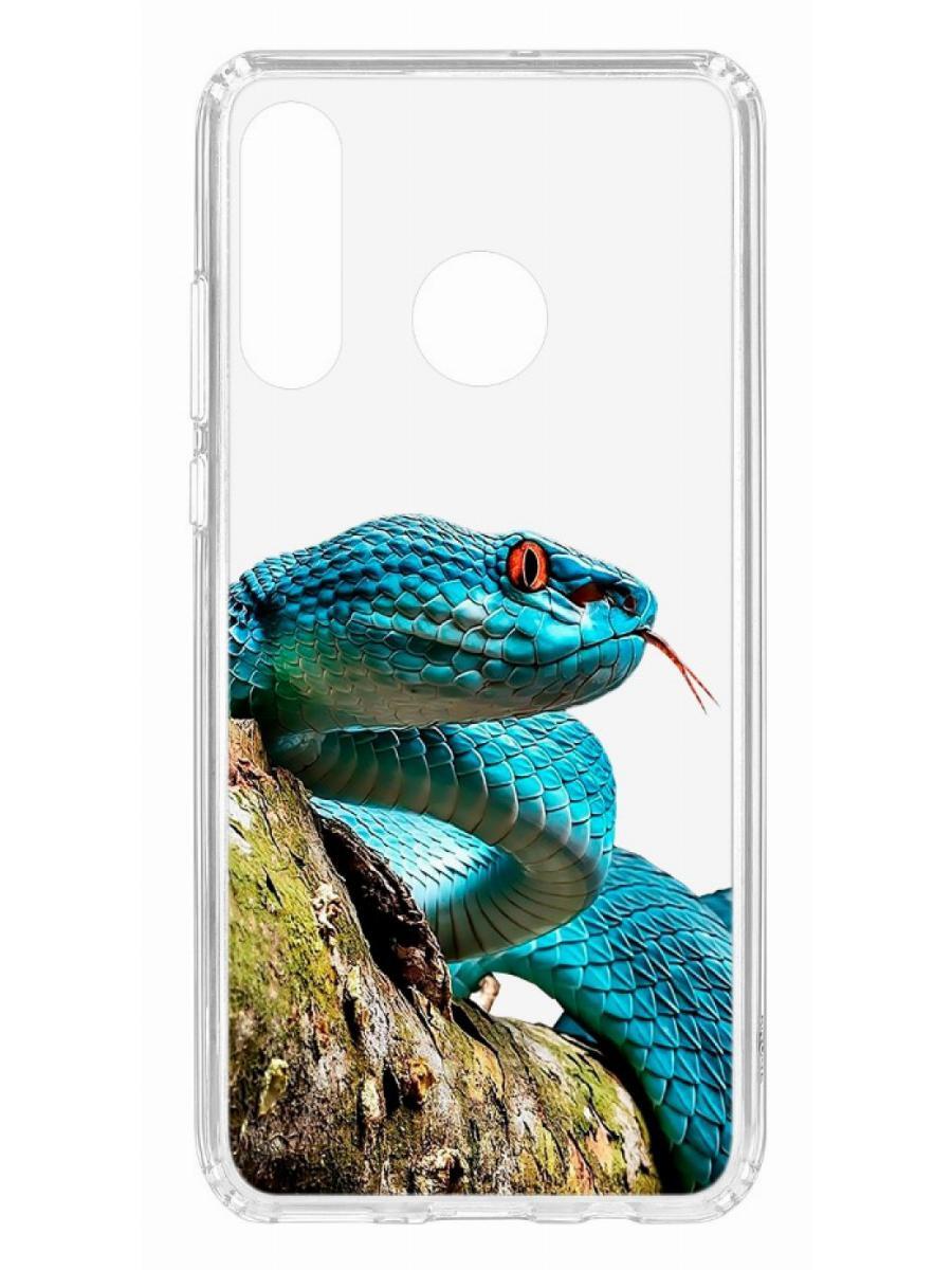 

Чехол на Huawei P30 Lite Kruche Print Змея