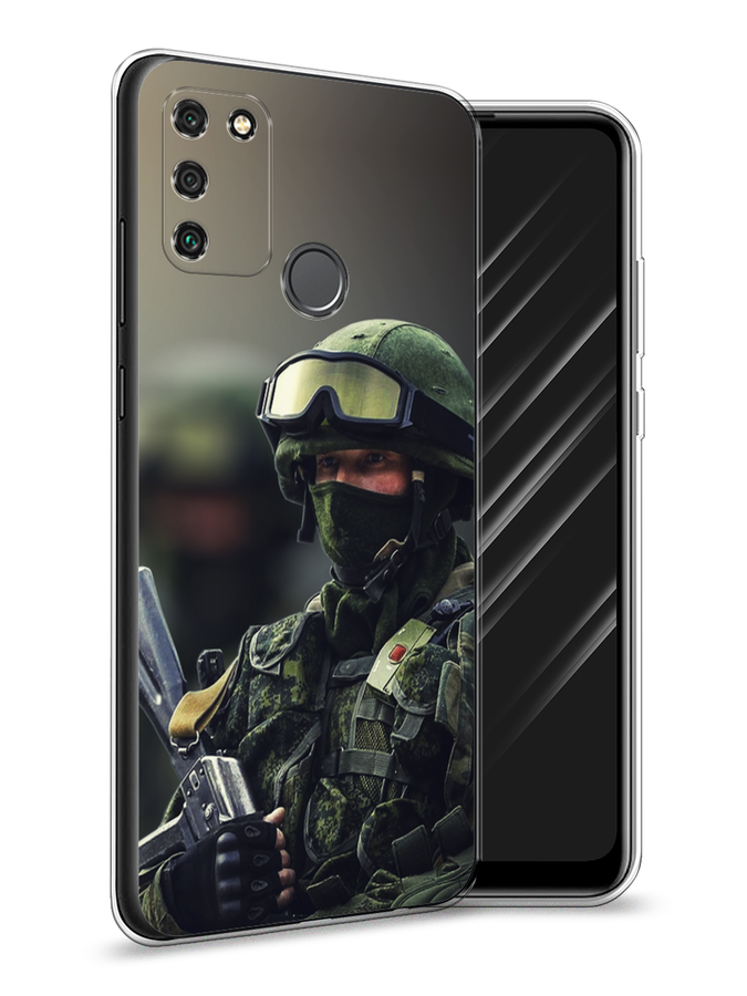 

Чехол Awog на Honor 9A "Солдат", Зеленый;серый, 612350-5