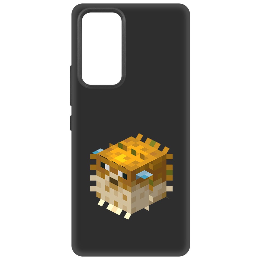 

Чехол-накладка Софт Minecraft-Иглобрюх для Xiaomi 12 Lite, Черный