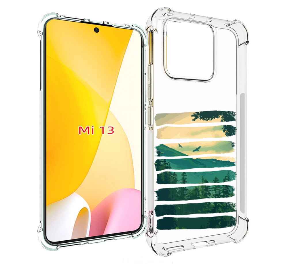 

Чехол MyPads Лесная чаща для Xiaomi 13, Прозрачный, Tocco