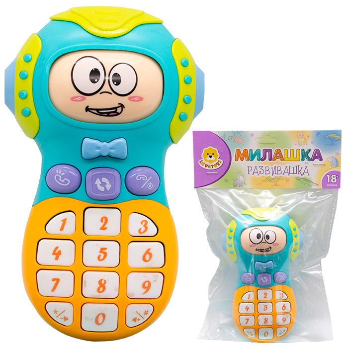 Интерактивная игрушка Levatoys Телефон Милашка развивашка