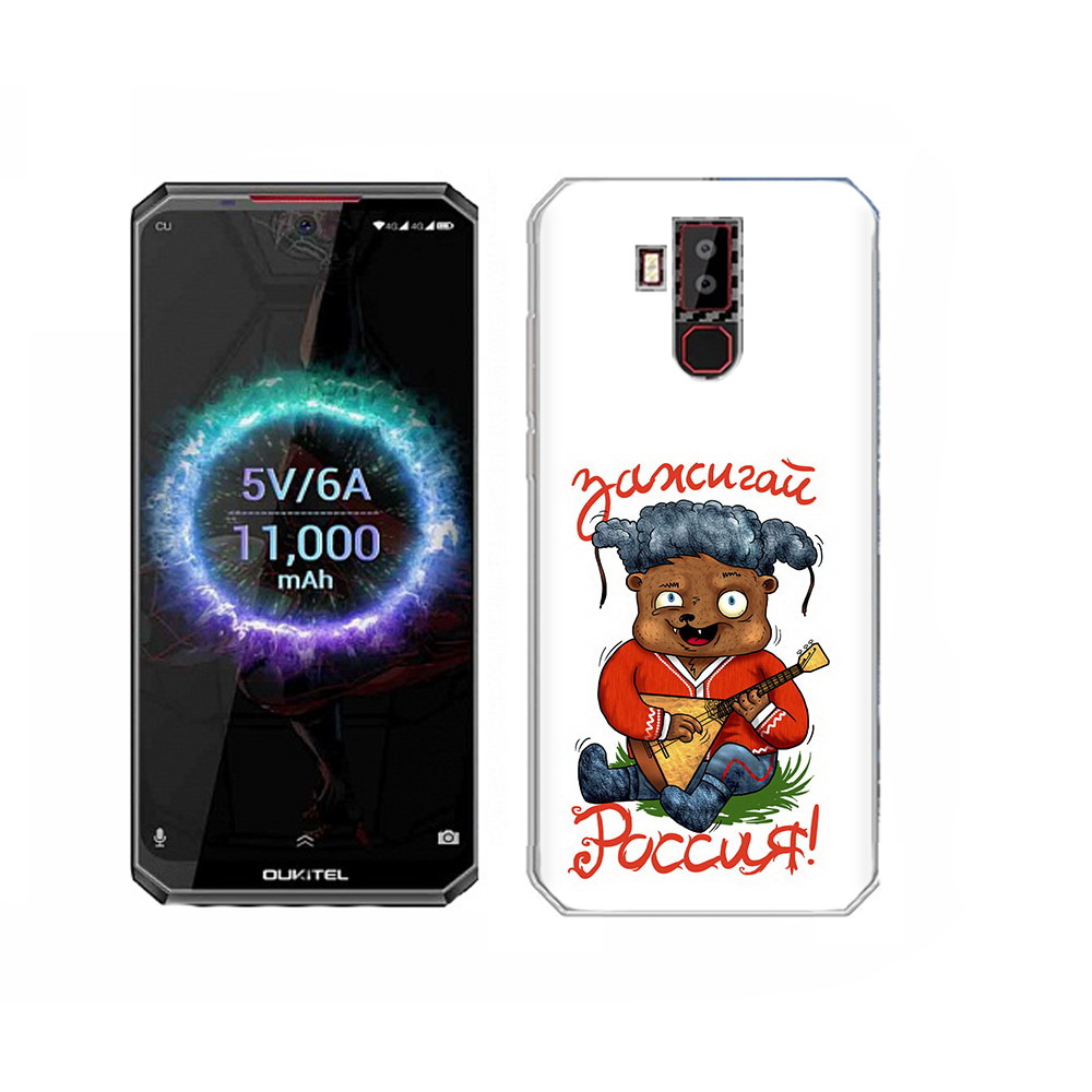 

Чехол MyPads Tocco для Oukitel K13 Pro Зажигай Россия, Прозрачный, Tocco