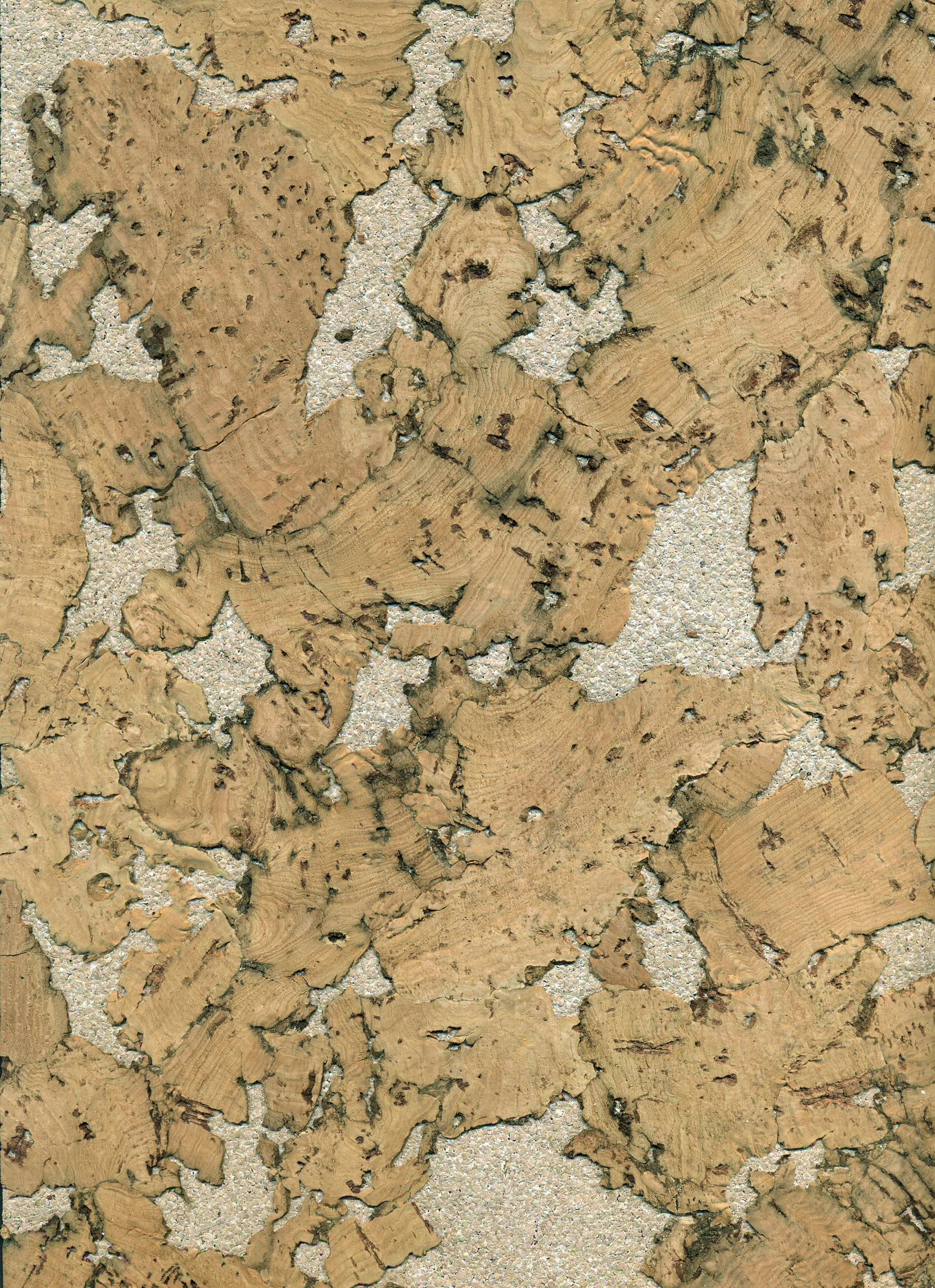 Пробковое настенное покрытие в пластинах Easycork, Кориа бланко, 600х300х3мм, 1,98 кв.м.