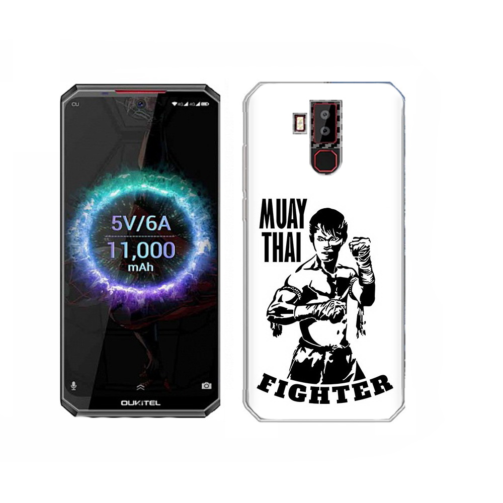 

Чехол MyPads Tocco для Oukitel K13 Pro Единоборства муайтай, Прозрачный, Tocco