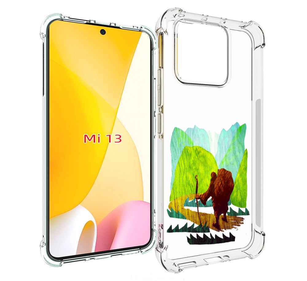 

Чехол MyPads Лесная тропа для Xiaomi 13, Прозрачный, Tocco