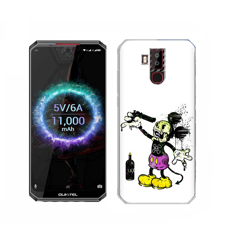 

Чехол MyPads Tocco для Oukitel K13 Pro Драг Микки, Прозрачный, Tocco