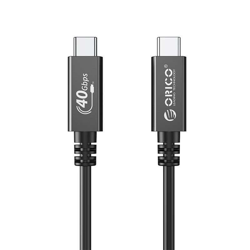 USB-Кабель ORICO Type-C 100Вт 0,3м черный (ORICO-U4A03-BK-BP)