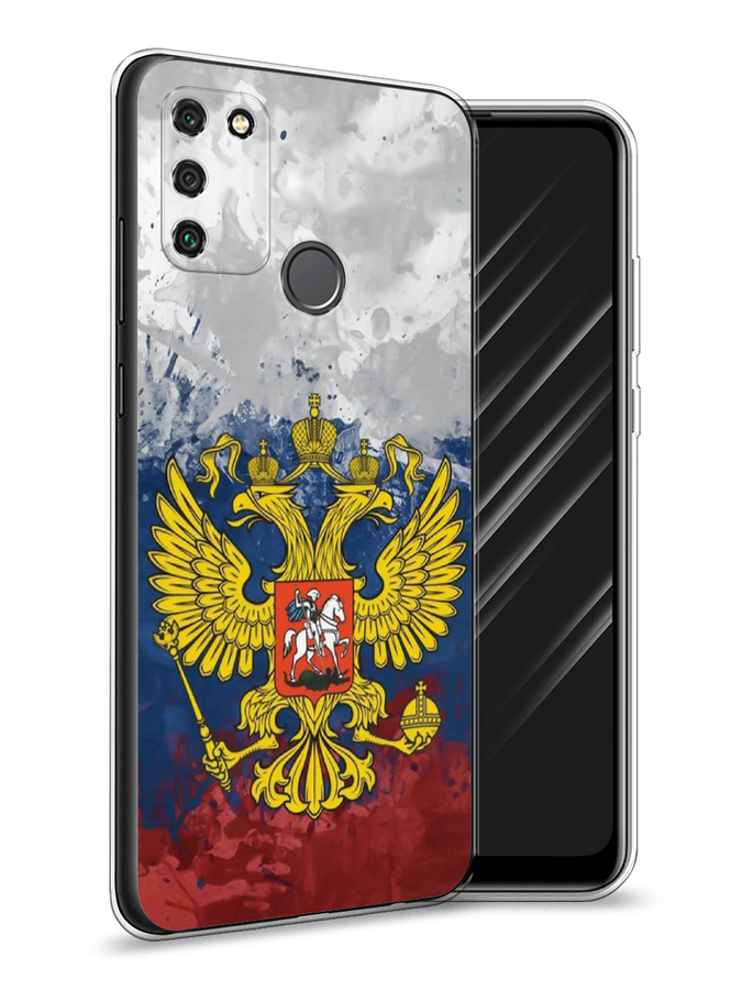 

Чехол Awog на Honor 9A "РФ", Белый;синий;красный, 612350-5