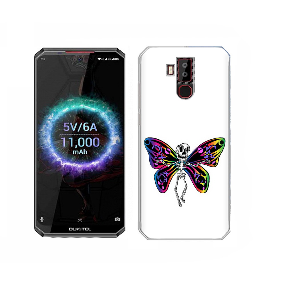 

Чехол MyPads Tocco для Oukitel K13 Pro эффект бабочки, Прозрачный, Tocco