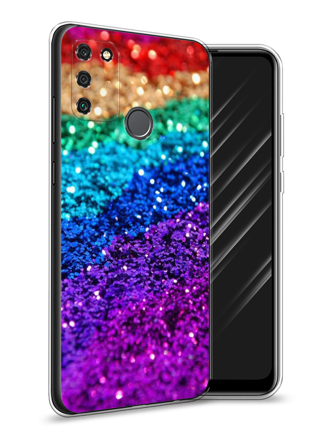 

Чехол Awog "Блестящая радуга рисунок" для Honor 9A, Разноцветный, 612350-3