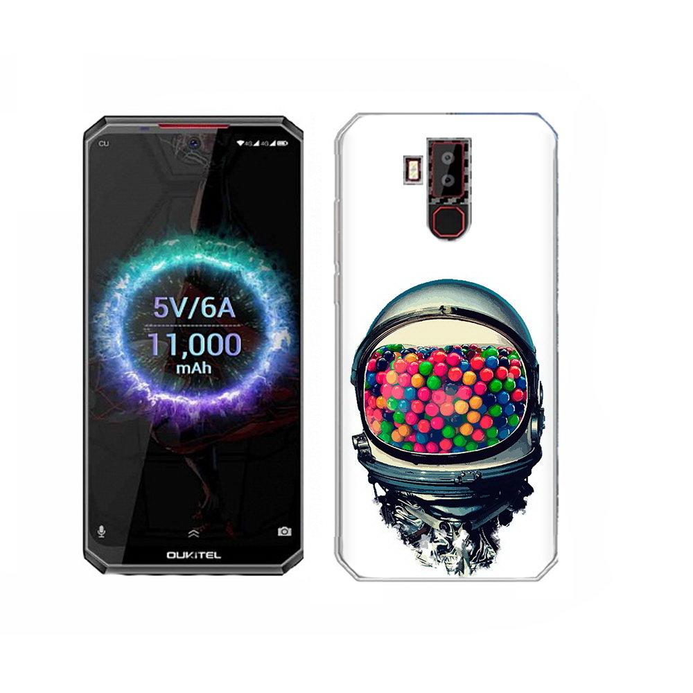 

Чехол MyPads Tocco для Oukitel K13 Pro шлем космонавта, Прозрачный, Tocco