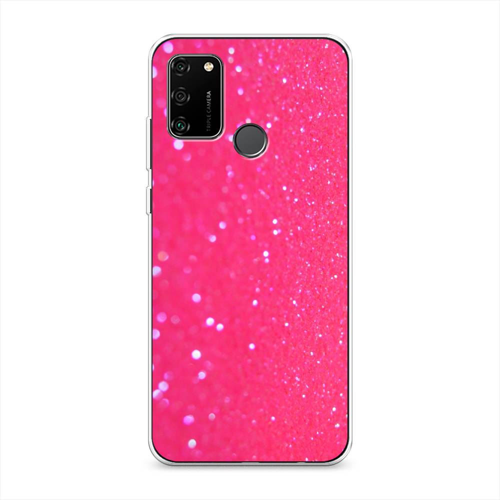 

Чехол Awog "Малиновые блестки рисунок" для Honor 9A