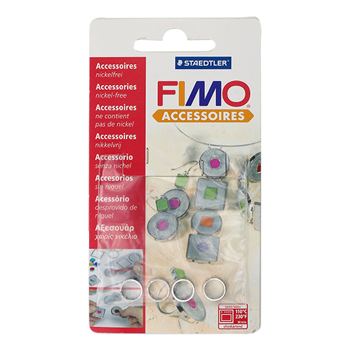 

FIMO Аксессуар для украшений, круглая форма, 4 шт. 10 мм. арт.8625-21