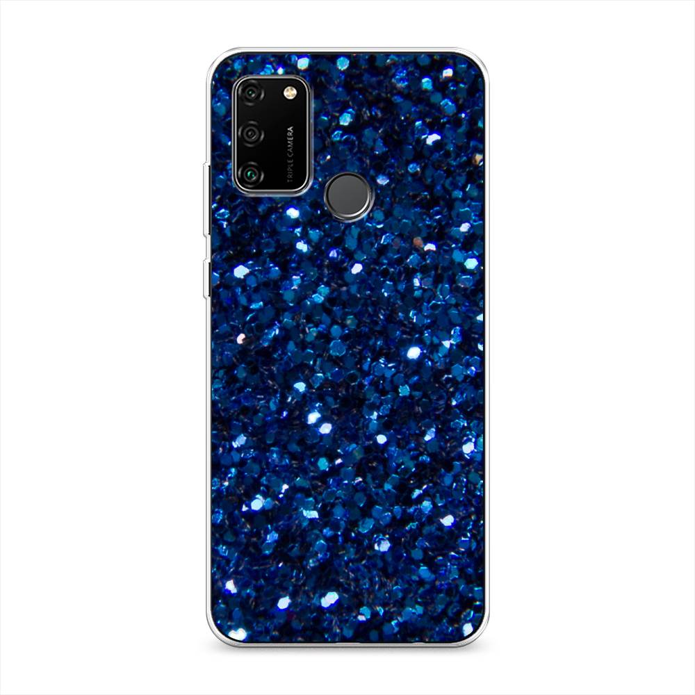 

Чехол Awog "Синие блестки рисунок" для Honor 9A