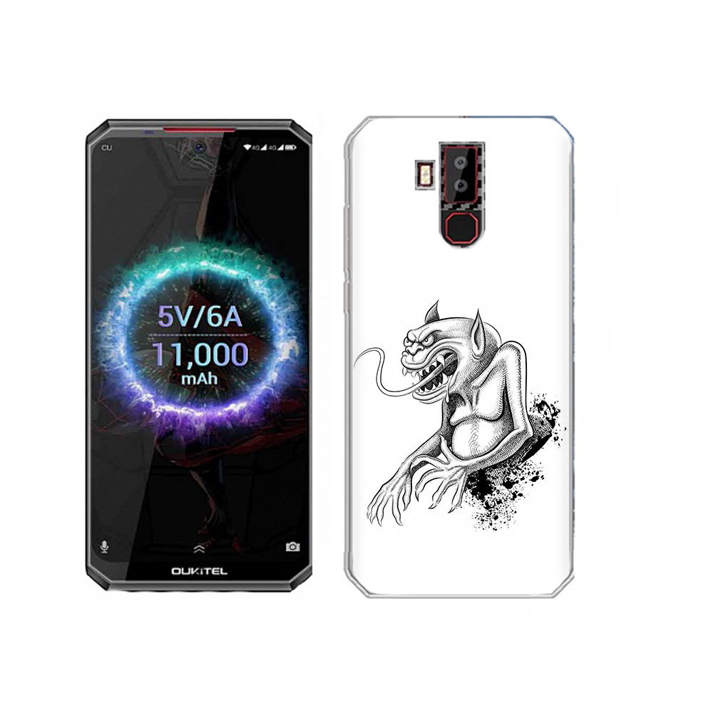 

Чехол MyPads Tocco для Oukitel K13 Pro чорт, Прозрачный, Tocco
