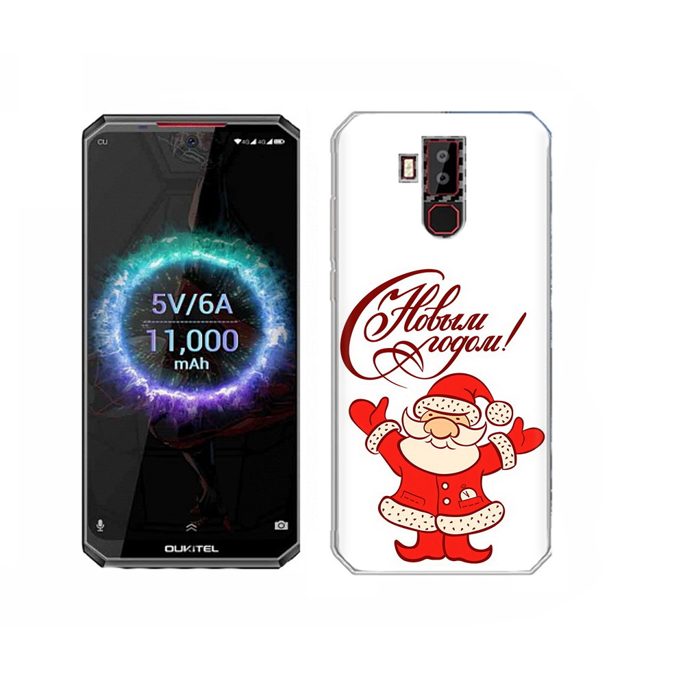 

Чехол MyPads Tocco для Oukitel K13 Pro Добрый дед мороз с новым годом 2023, Прозрачный, Tocco