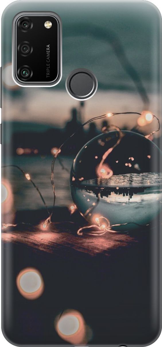 

Силиконовый чехол на Honor 9A с принтом "Вечер, отдых", Бежевый;черный, 4458