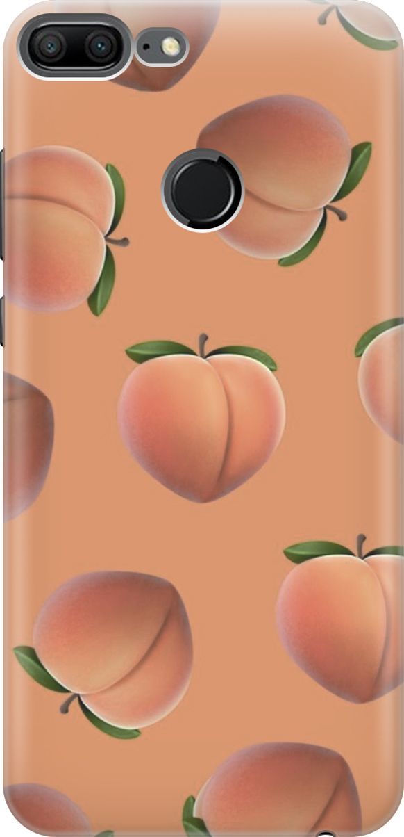 

Силиконовый чехол на Honor 9 Lite с принтом "Падающие персики", Красный;оранжевый, 6406