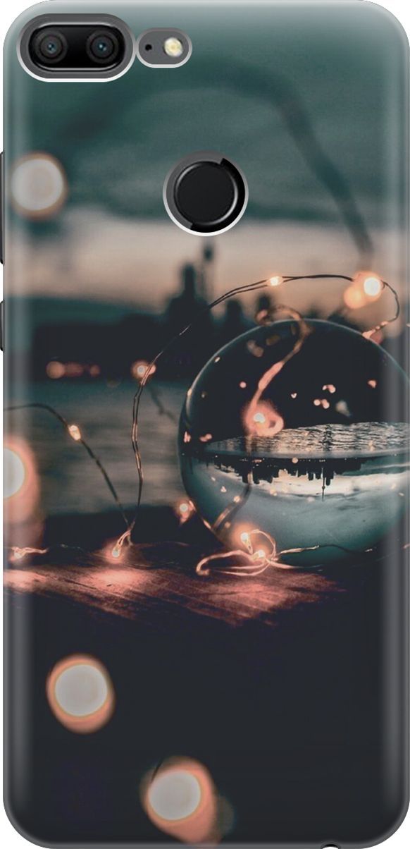

Силиконовый чехол на Honor 9 Lite с принтом "Вечер, отдых", Бежевый;черный, 4456