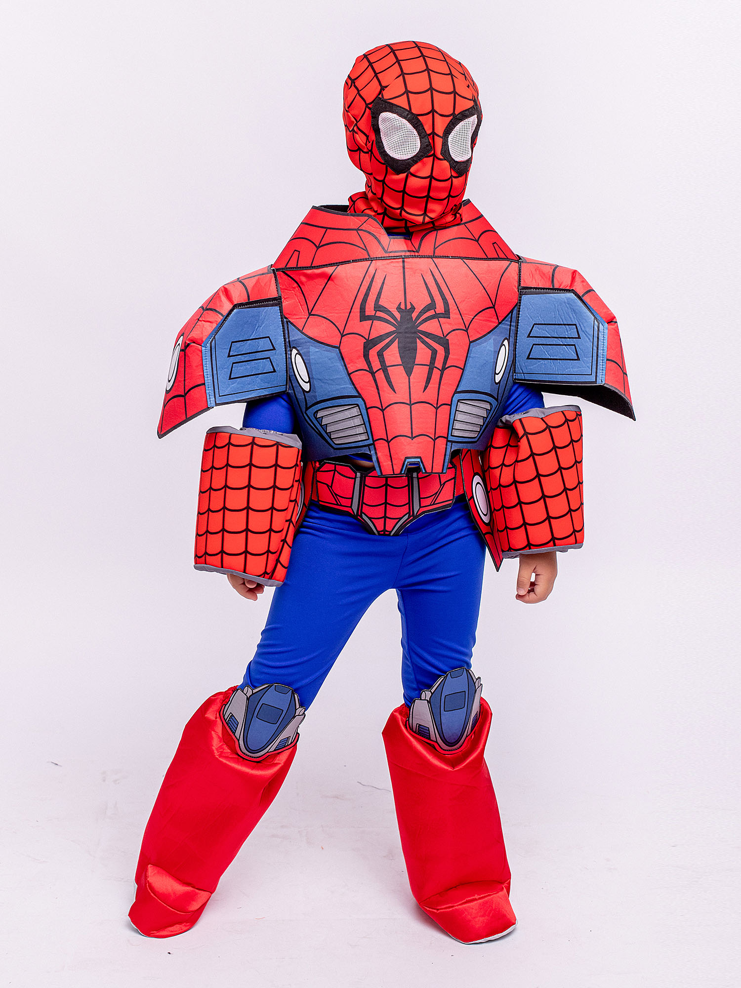 Карнавальный костюм Batik 9040 к-23 Мех Страйк: Человек паук, мультиколор, 146
