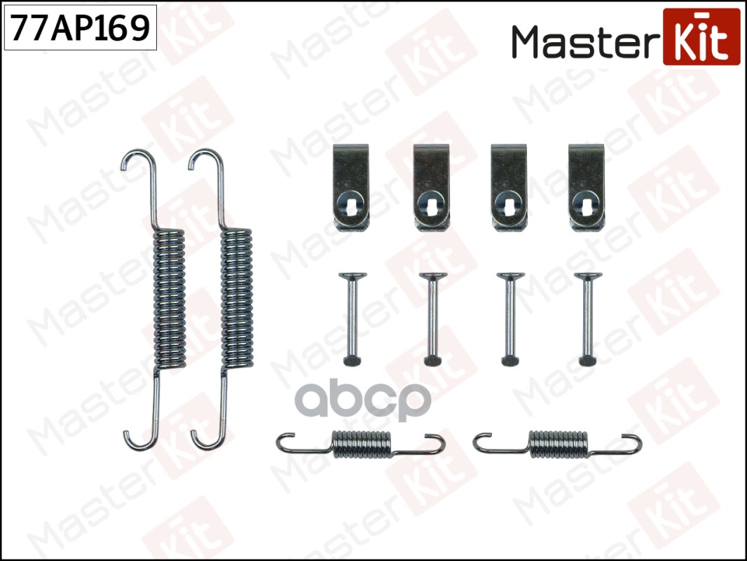 

Тормозные колодки MASTERKIT барабанные 77AP169