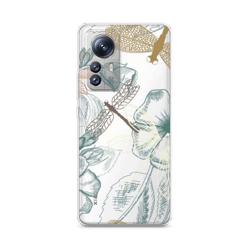 

Чехол Awog на Xiaomi 12S Pro "Тени стрекоз", 316150-8