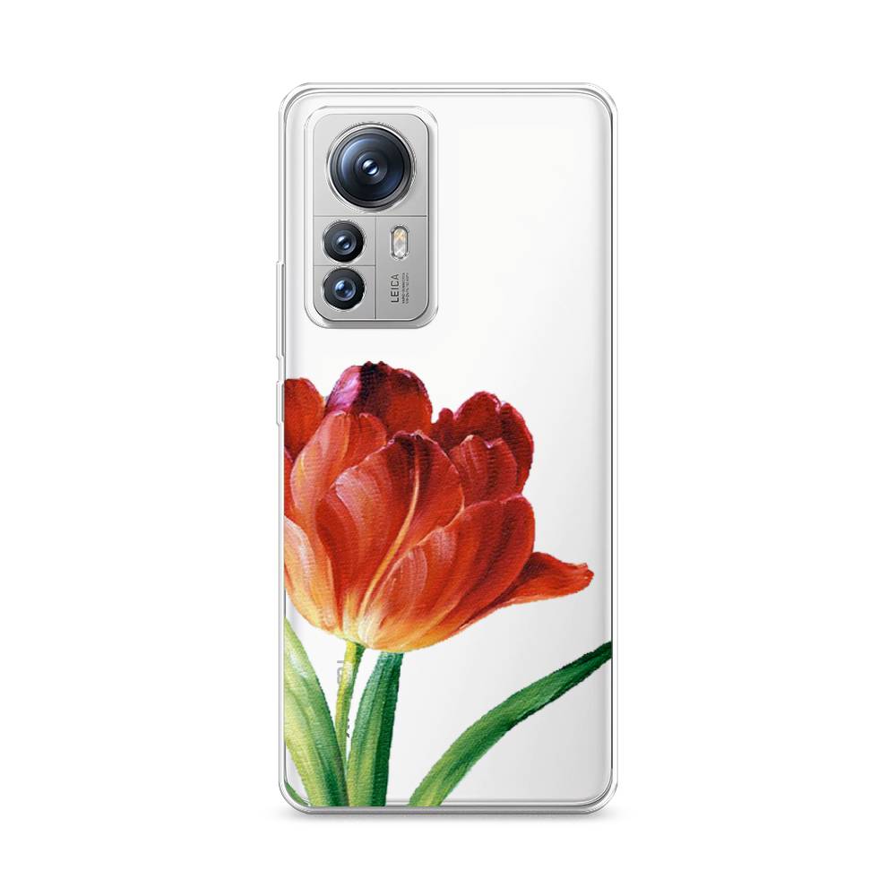 

Чехол Awog на Xiaomi 12S Pro "Красный тюльпан", 316150-8
