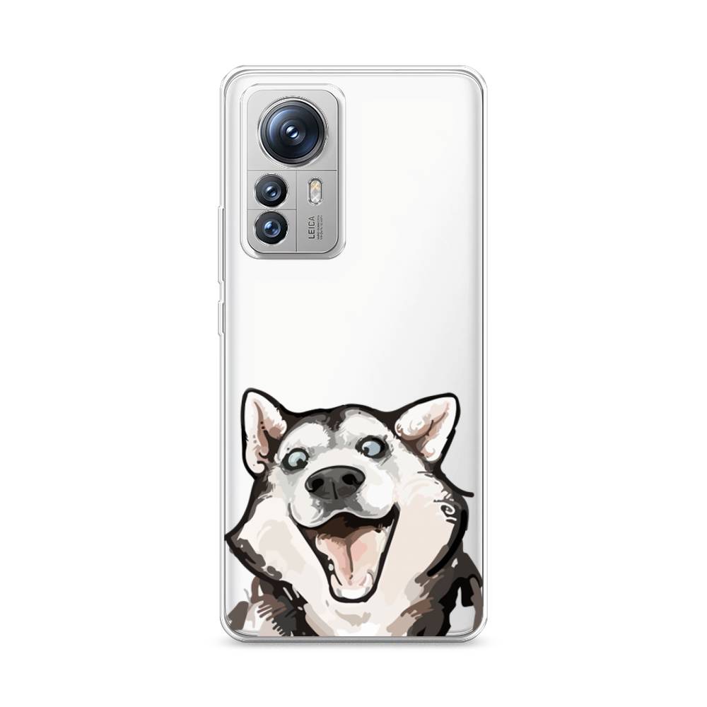 

Силиконовый чехол Awog "Радостный хаски" для Xiaomi 12S Pro, Прозрачный, 316150-1